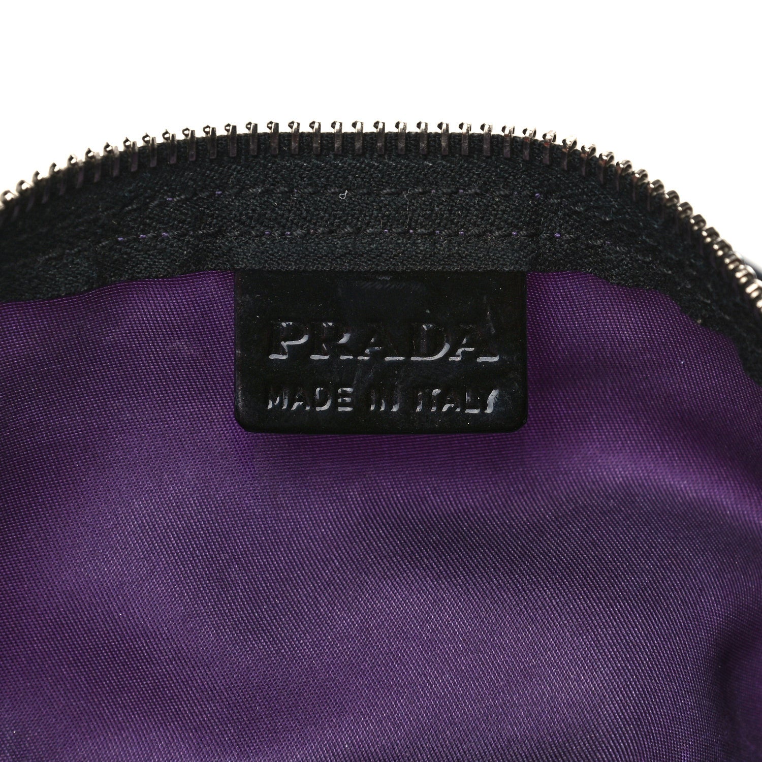 Prada Tessuto Nylon Vernice Bauletto Ciclamino Black 6 of 18