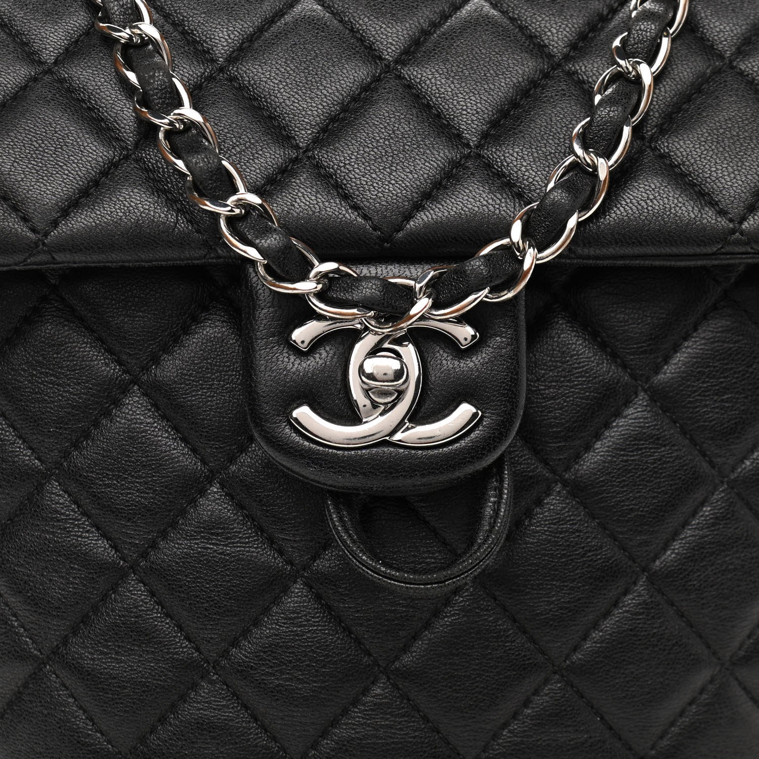 Chanel Calfskin Quilted Small Urban Spirit Backpack Black 8 of 10