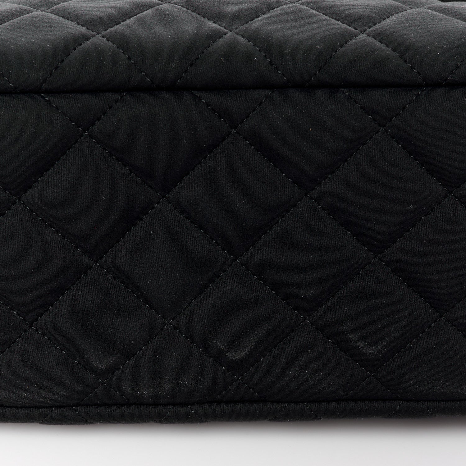 Chanel Neoprene Quilted XXL Travel Flap Bag Black 13 of 13