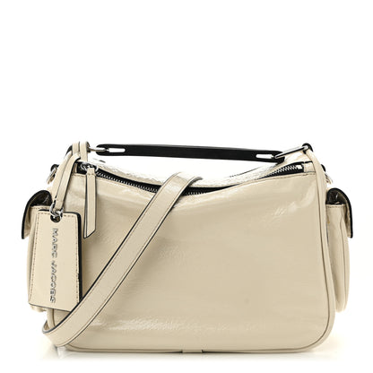 Marc Jacobs Patent Calfskin Soft Box 23 Shoulder Bag Ivory 1 of 13