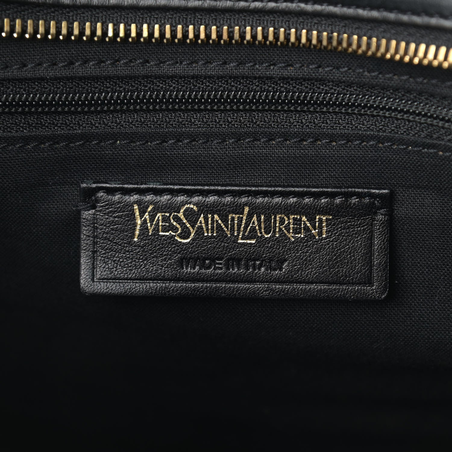 Saint Laurent Textured Calfskin Small Classic Y Cabas Black 9 of 13