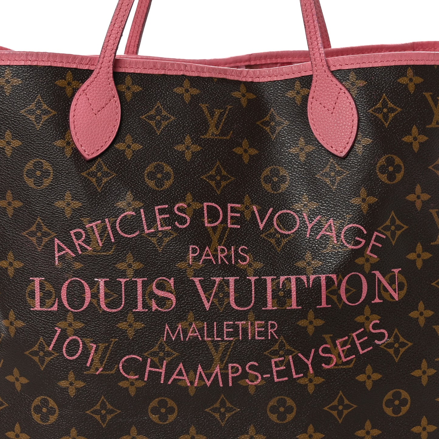 Monogram Articles de Voyage Ikat Neverfull GM Rose Velours