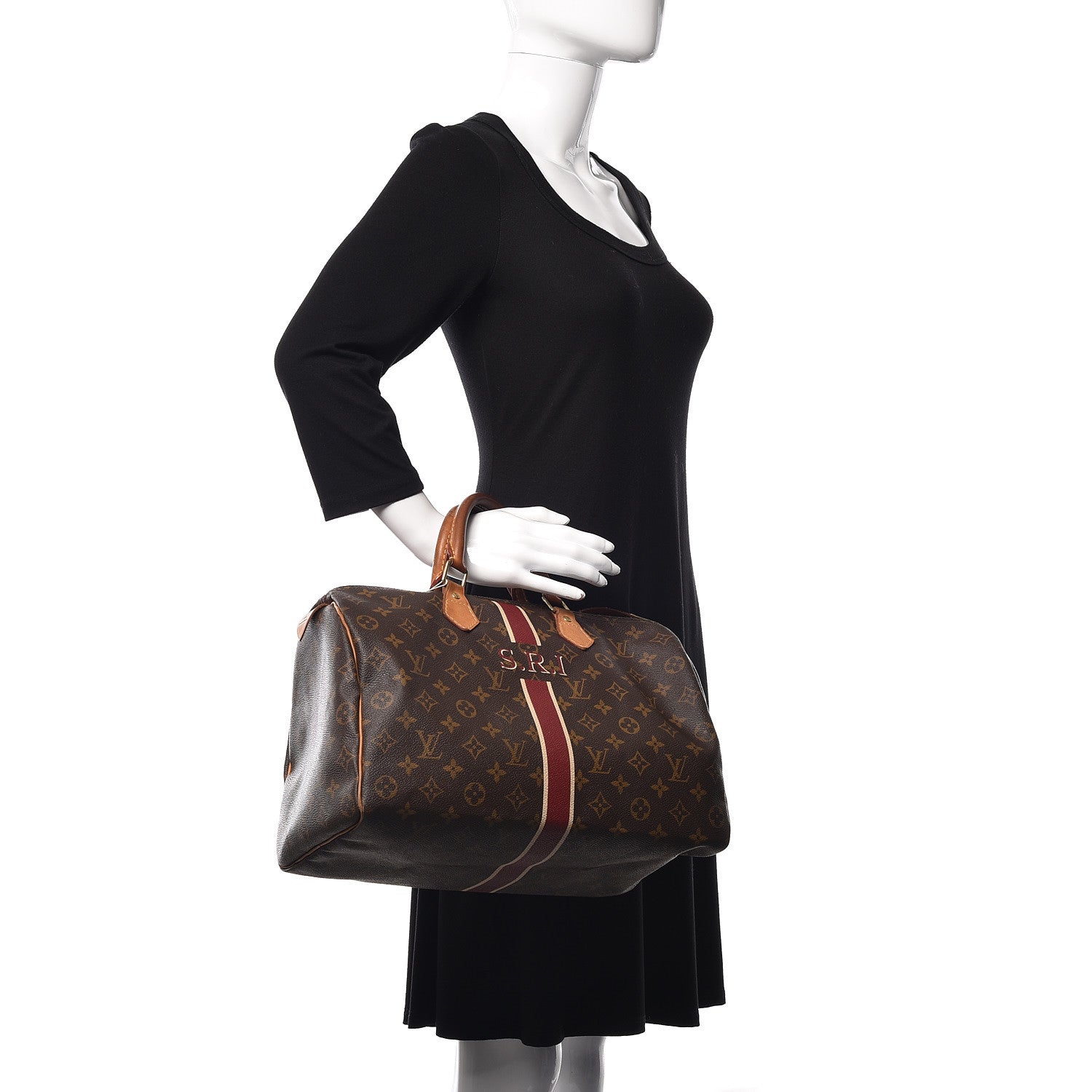Louis Vuitton Monogram My LV Heritage Speedy 35 Bordeaux Ivory 2 of 14
