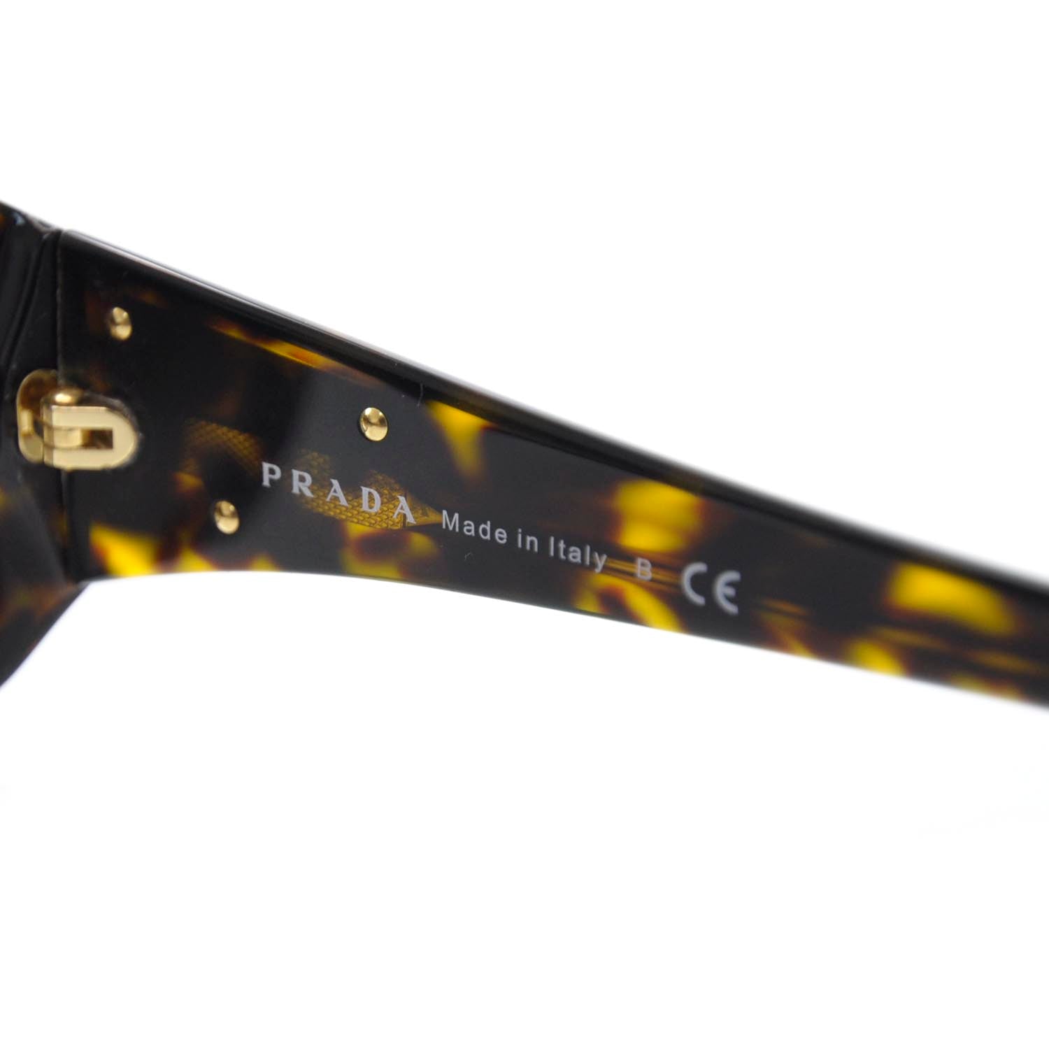 Prada Tortoise Shell Sunglasses SPR 16L 6 of 9