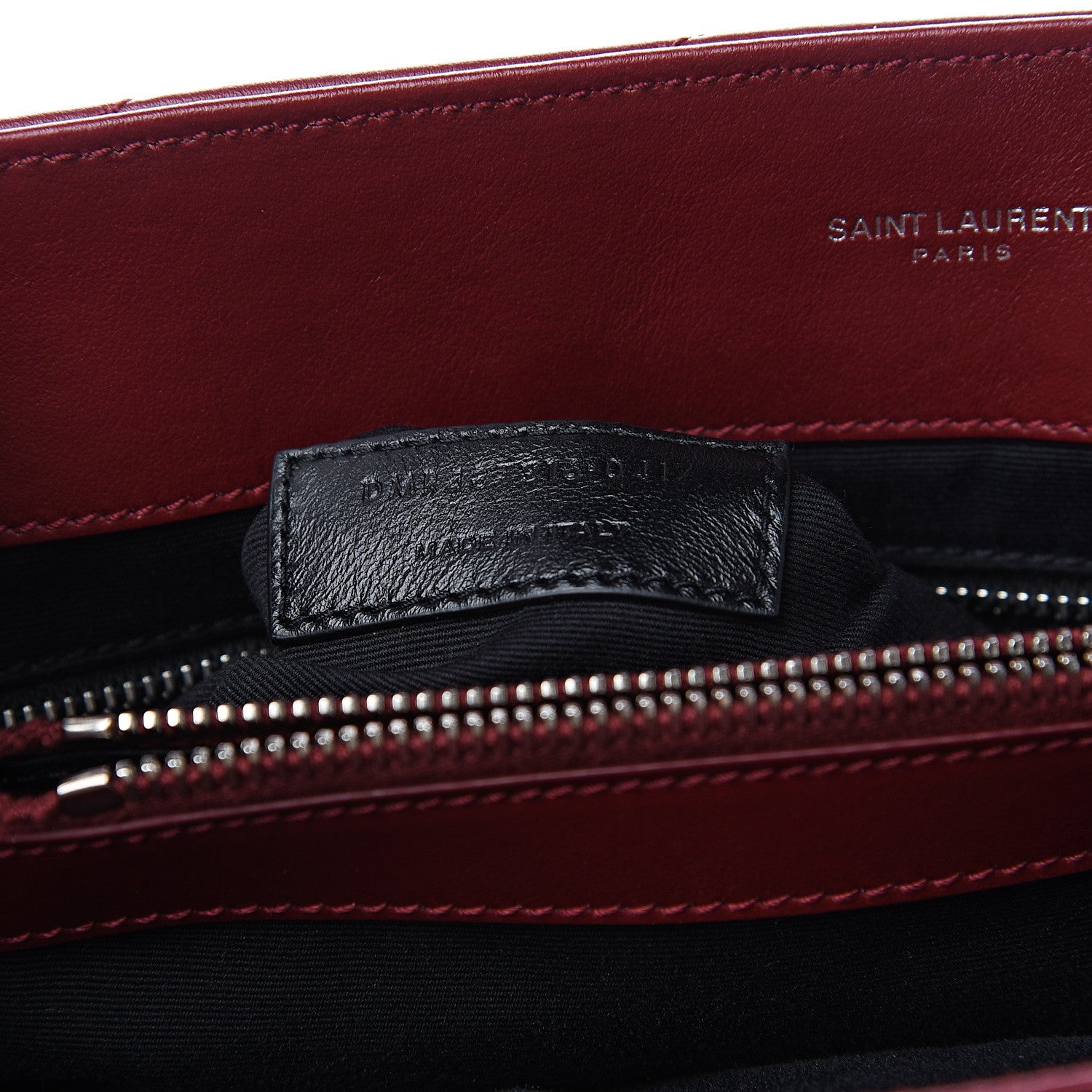 Saint Laurent Calfskin Y Quilted Monogram Medium Loulou Chain Satchel Palissandre 6 of 12