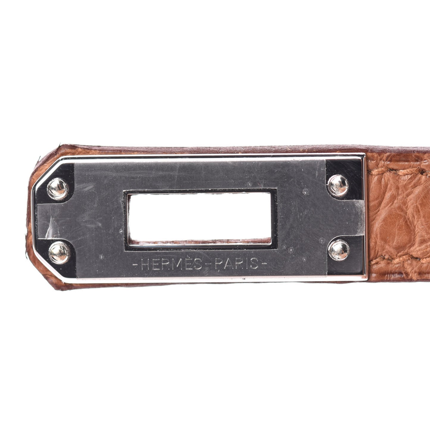 Togo Matte Alligator Birkin Touch 25 Gold