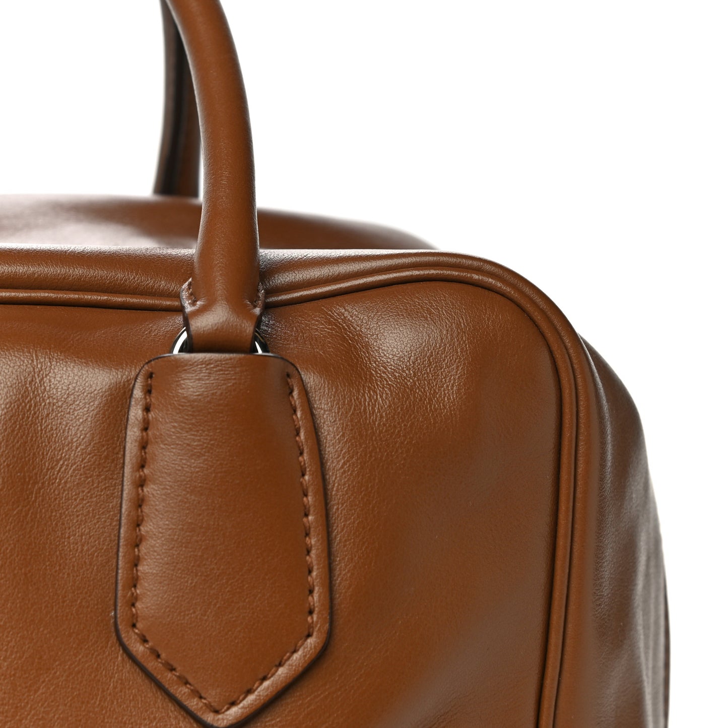 Soft Calf Medium Inside Tote Cannella Turchese