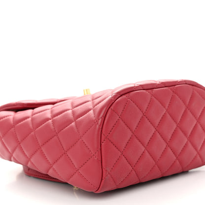 Chanel Calfskin Quilted Mini Urban Spirit Backpack Red 9 of 10