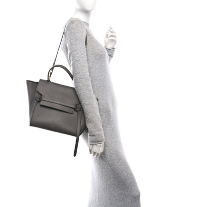 Celine Grained Calfskin Mini Belt Bag Grey 2 of 11