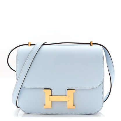 Hermes Epsom Constance 18 Bleu Brume 1 of 11