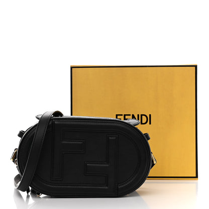 Fendi Vitello Grace Matte Mini O'Lock Camera Case Black 3 of 13