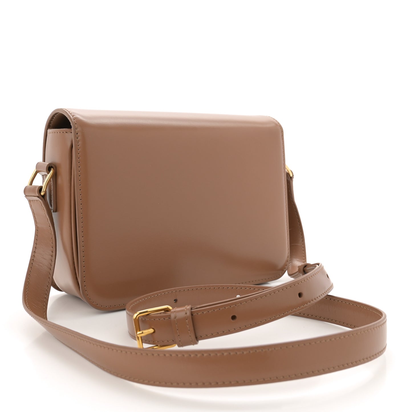 Shiny Calfskin Teen Triomphe Bronze