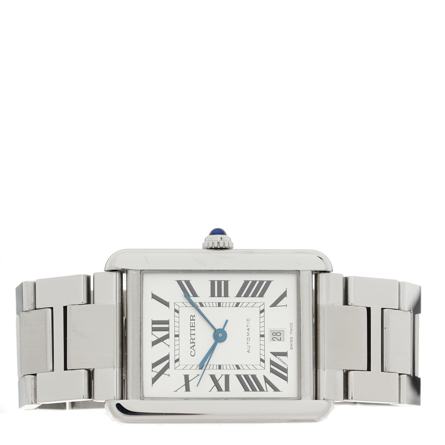 Cartier Stainless Steel 31mm Tank Solo Automatic Watch 2 of 4