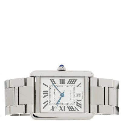 Cartier Stainless Steel 31mm Tank Solo Automatic Watch 2 of 4