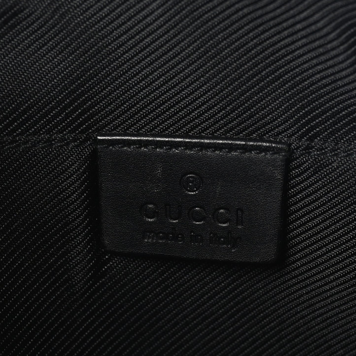 Denim Monogram Pochette Black