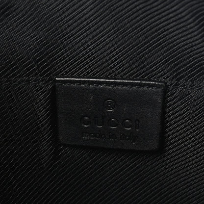 Gucci Denim Monogram Pochette Black 6 of 11