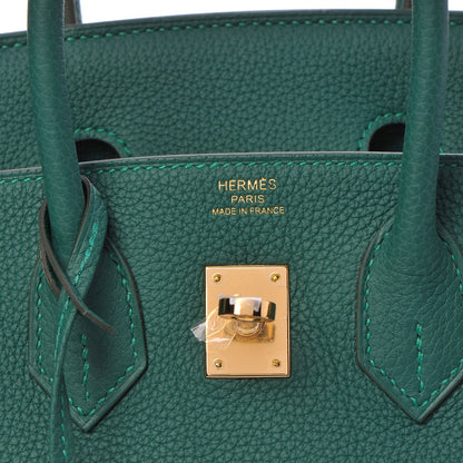 Hermes Togo Birkin 25 Malachite 20 of 35