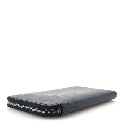 Hermes Epsom Silk'In Wallet Bleu Indigo Rouge De Coeur 5 of 10
