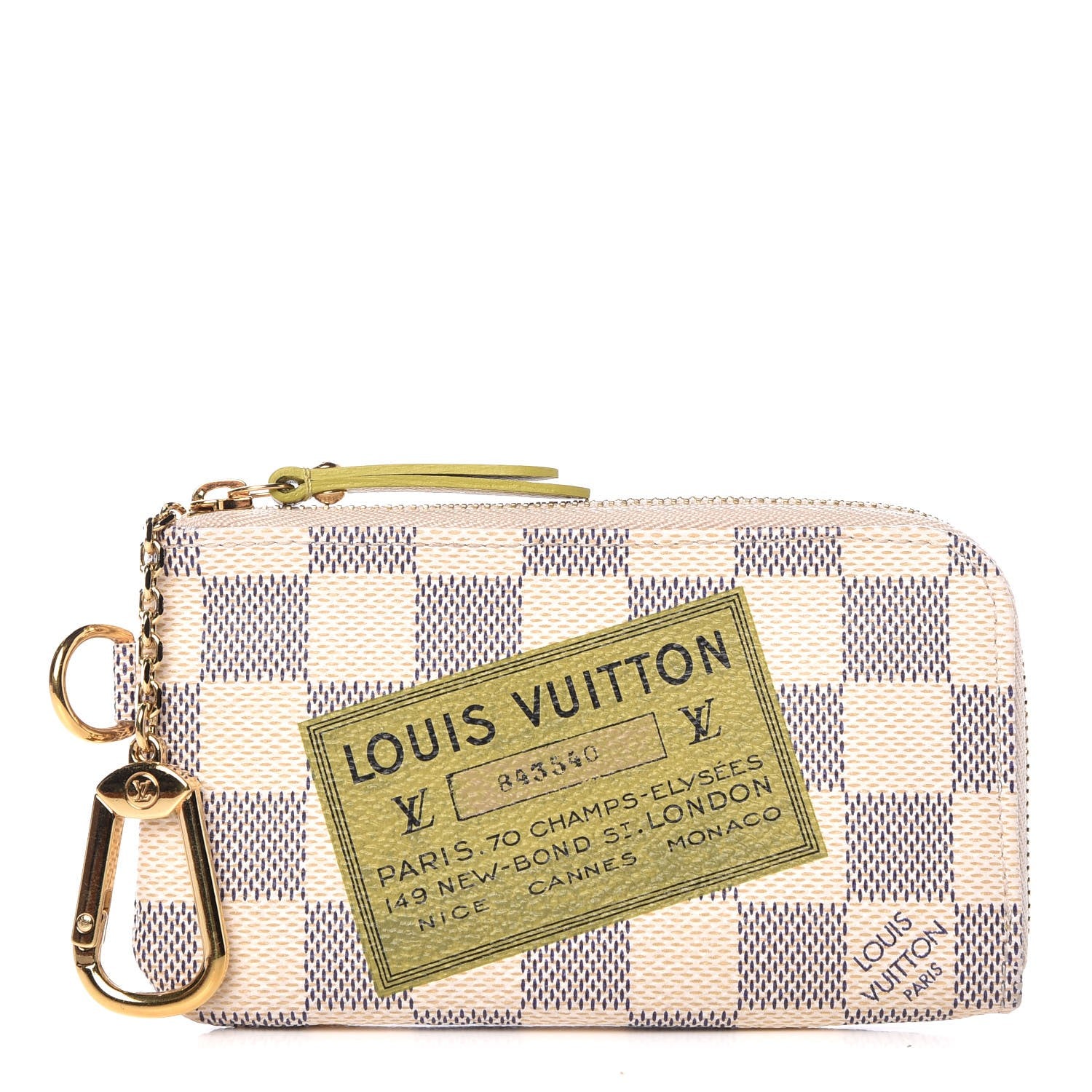 Louis Vuitton Damier Azur Complice Trunks and Bags Key Pouch 1 of 8