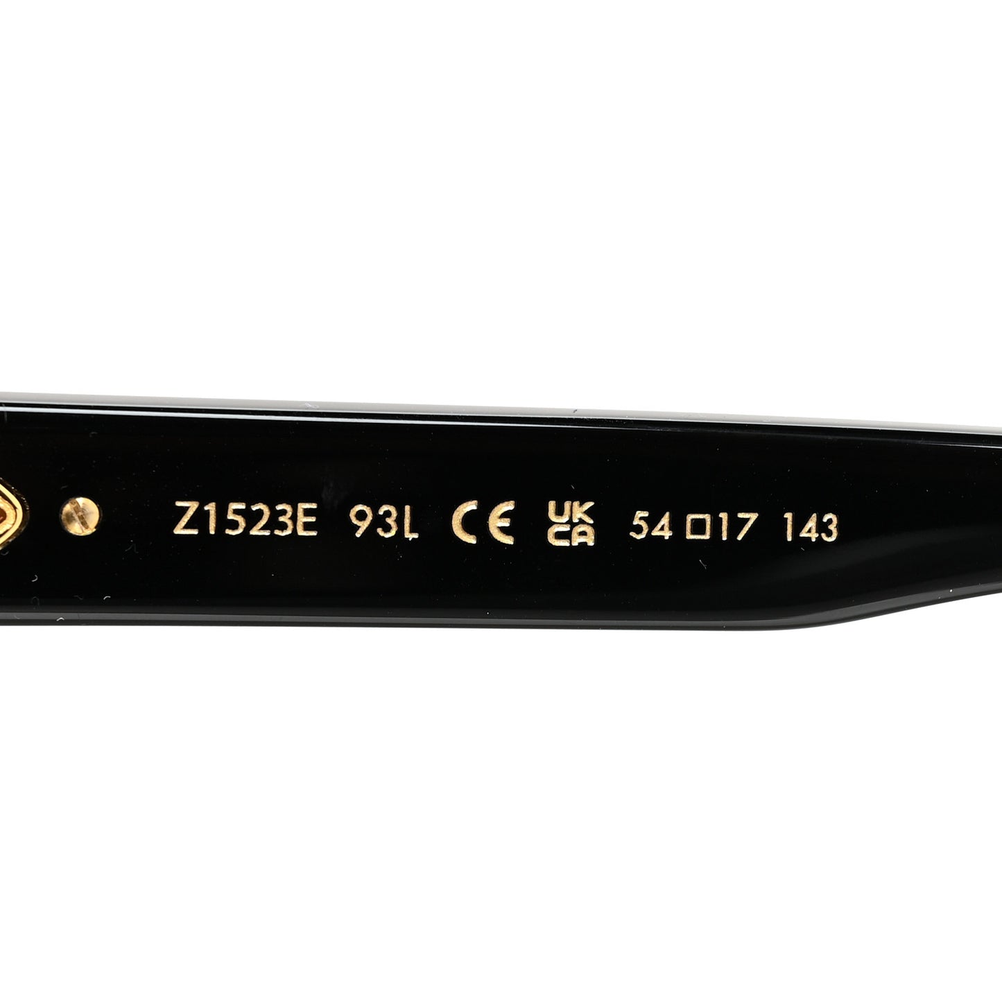 Acetate My Monogram Square Sunglasses Z1523E Black