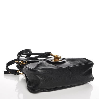 Chloe Grained Lambskin Calfskin Small Lexa Shoulder Bag Black 5 of 7
