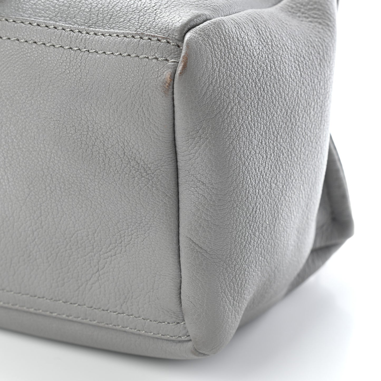 Sugar Goatskin Small Pandora Dove Grey