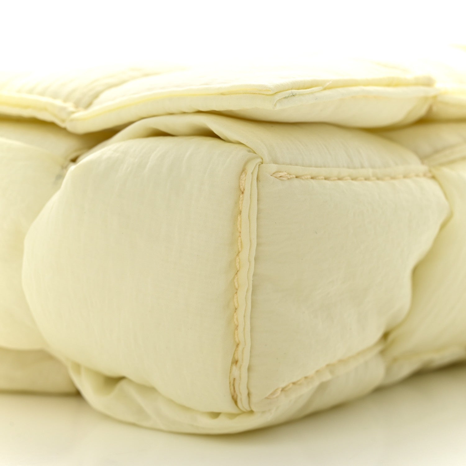 Bottega Veneta Nylon Intrecciato Padded Tech Mini Cassette Belt Bag Zest Washed 9 of 10