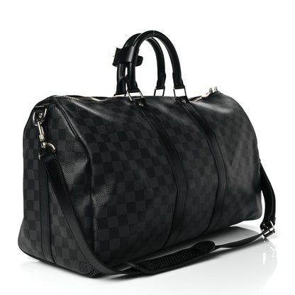 Louis Vuitton Damier Graphite Keepall Bandouliere 45 3 of 10