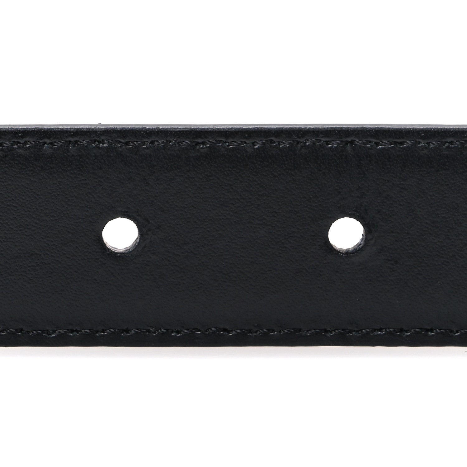 Celine Box Calfskin Medium 25mm Triomphe Belt 75 30 Black 4 of 6