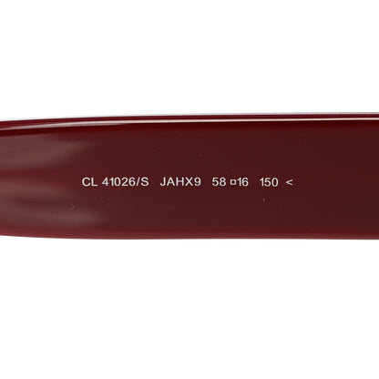 Celine Shadow Sunglasses CL 41026/S Burgundy 5 of 7