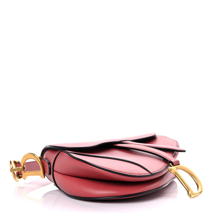 Christian Dior Calfskin Saddle Bag Pink 4 of 12