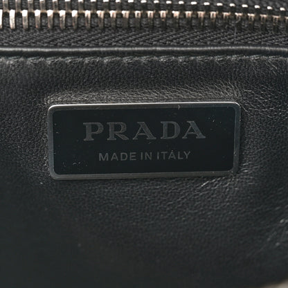 Prada Nappa Antique Medium Re-Edition 2001 Two Handle Bag Black 7 of 12