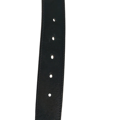 Louis Vuitton Taurillon Calfskin 30mm LV Initiales Reversible Belt 95 38 Black 5 of 8