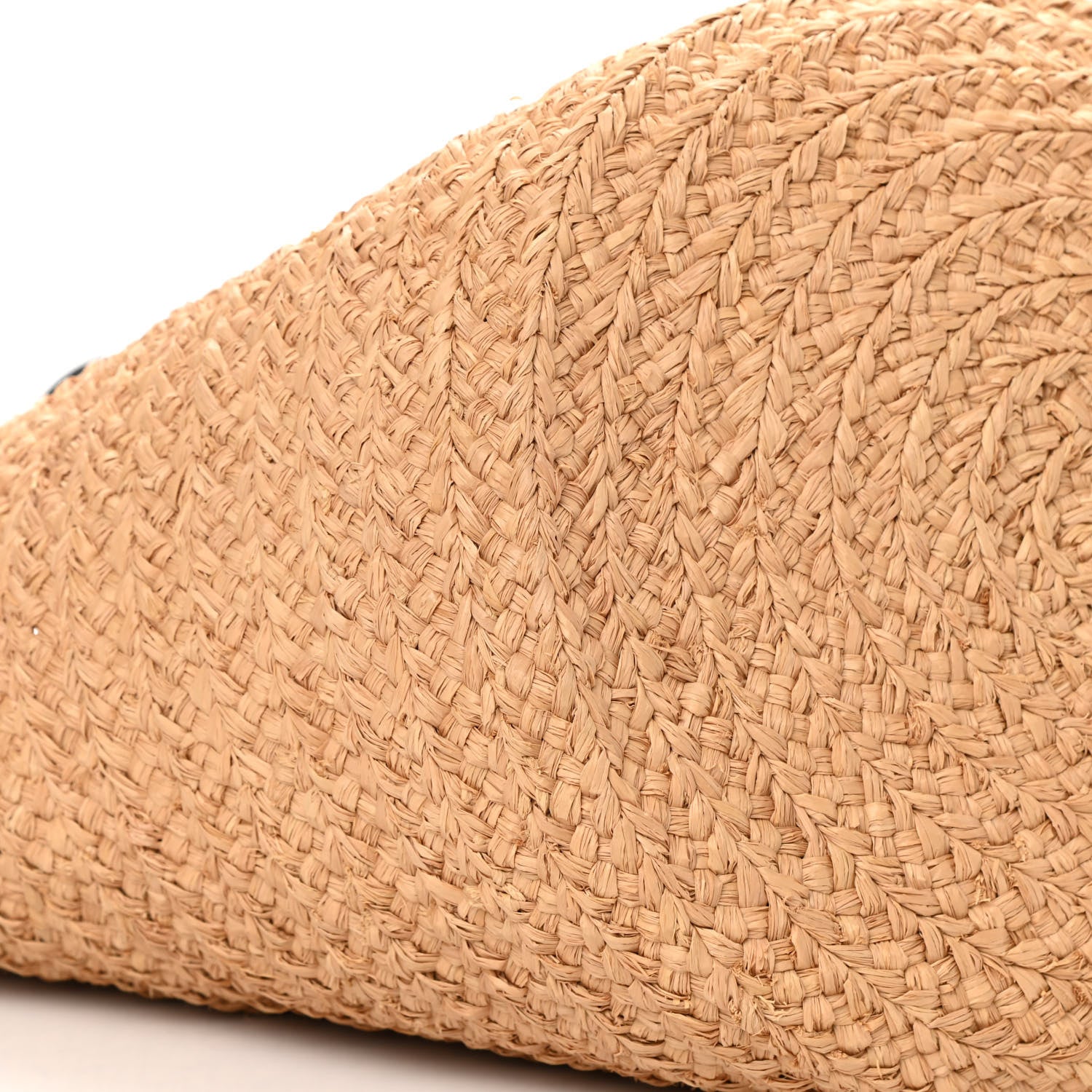 Saint Laurent Raffia Calfskin Medium Panier Tote 9 of 10