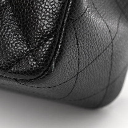 Chanel Caviar Quilted Jumbo Double Flap Black 10 of 10