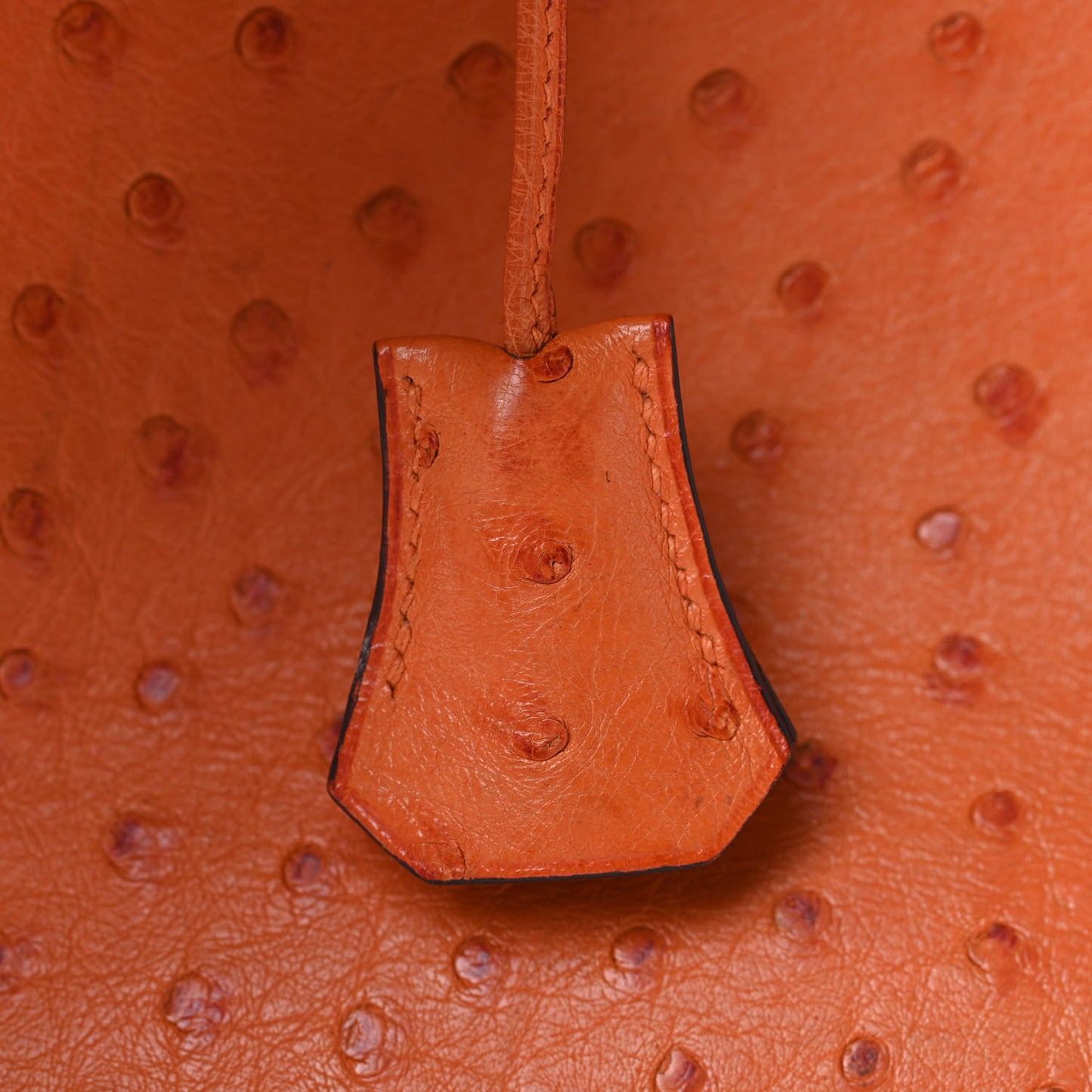 Ostrich Birkin 30 Orange