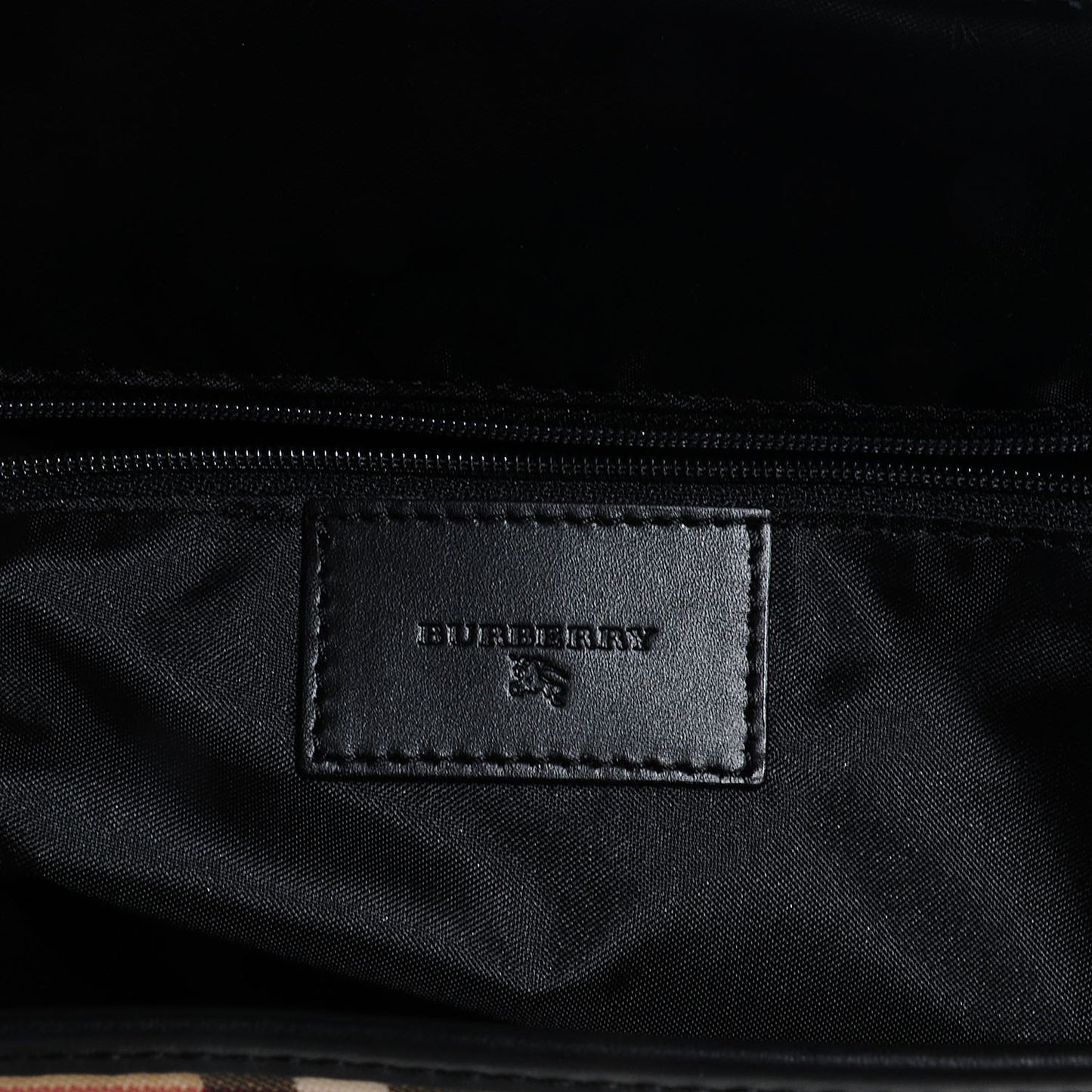 Nova Check Diaper Bag Black