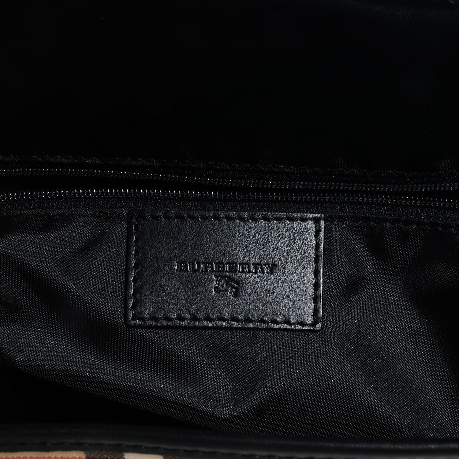 Burberry Nova Check Diaper Bag Black 8 of 9