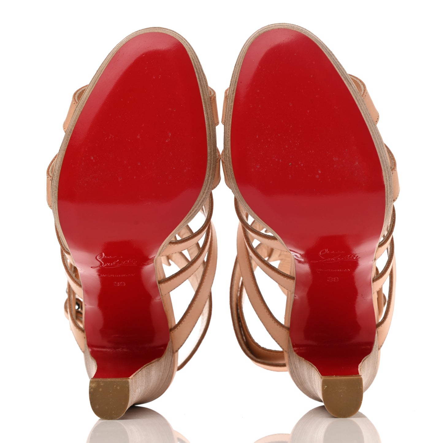Calfskin Neronna 120 Pumps 39 Natural