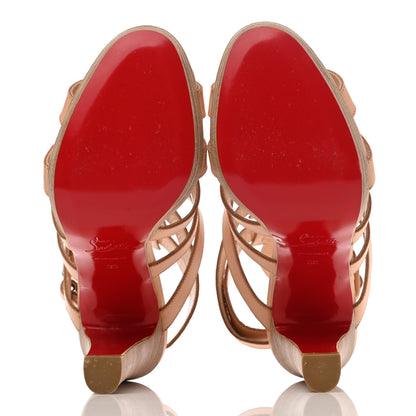 Christian Louboutin Calfskin Neronna 120 Pumps 39 Natural 5 of 7