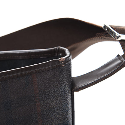Burberry Smoked Haymarket Check Messenger Bag Brown 9 of 16