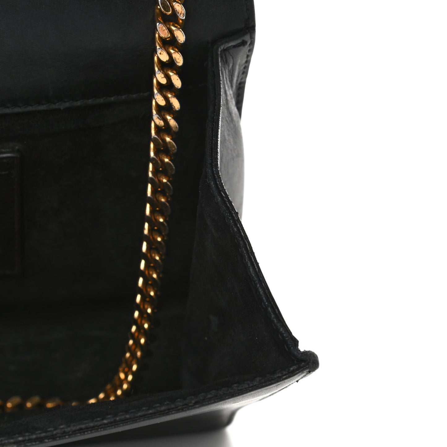 Smooth Calfskin Medium Classic Monogram Kate Tassel Satchel Black