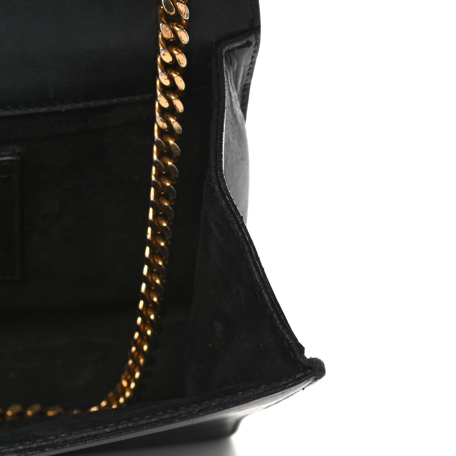 Saint Laurent Smooth Calfskin Medium Classic Monogram Kate Tassel Satchel Black 8 of 8