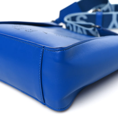 Stella McCartney Eco Alter Nappa Perforated Logo Crossbody Blue 9 of 12