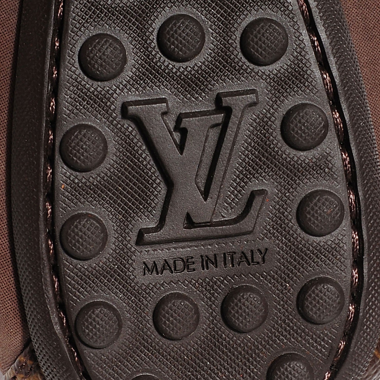 Louis Vuitton Monogram Iridescent Leather Lucky Ballerina Flats 37 Brown 5 of 7