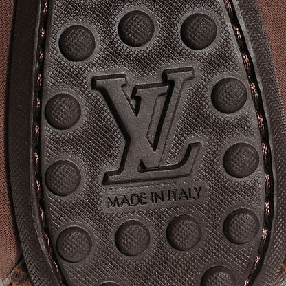 Louis Vuitton Monogram Iridescent Leather Lucky Ballerina Flats 37 Brown 5 of 7