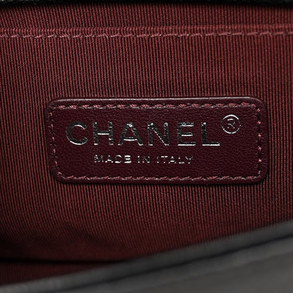 Chanel Goatskin Quilted Patent Small Duo Boy Flap Black 6 of 10