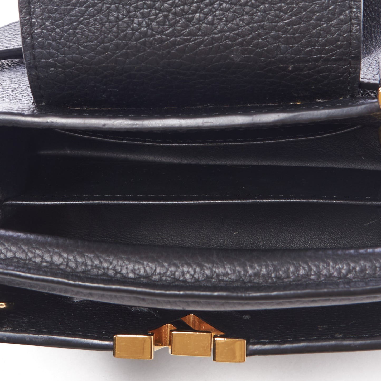 Taurillon Mini Capucines Black