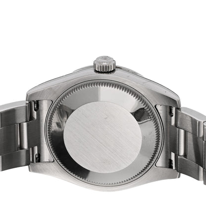 Rolex Stainless Steel 31mm Oyster Perpetual Watch Black 177200 4 of 5