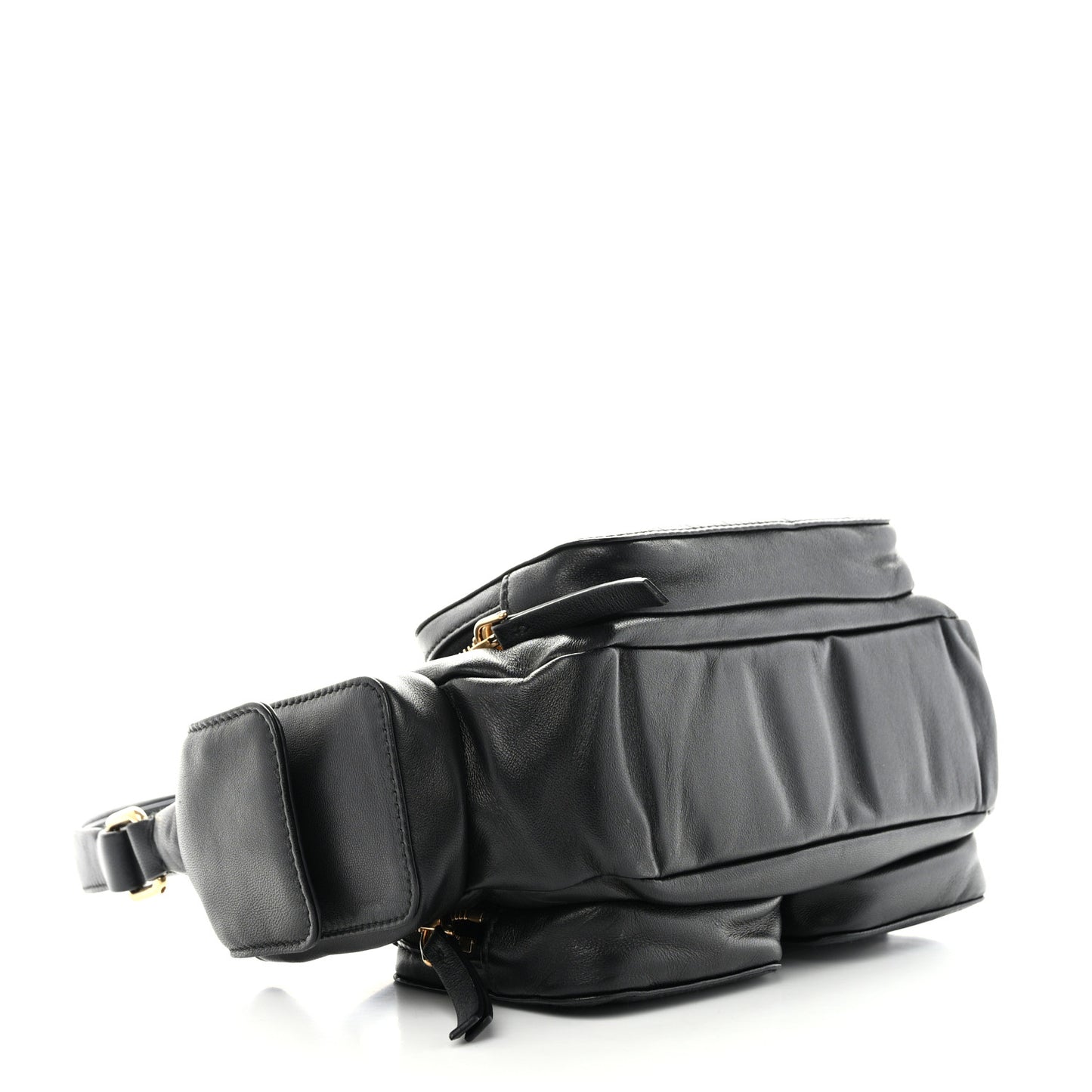 Nappa Multi Pocket Hobo Black